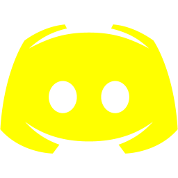 Yellow discord 2 icon - Free yellow site logo icons