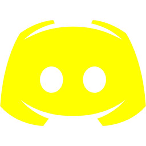 Yellow discord 2 icon - Free yellow site logo icons