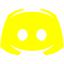 Yellow discord 2 icon - Free yellow site logo icons