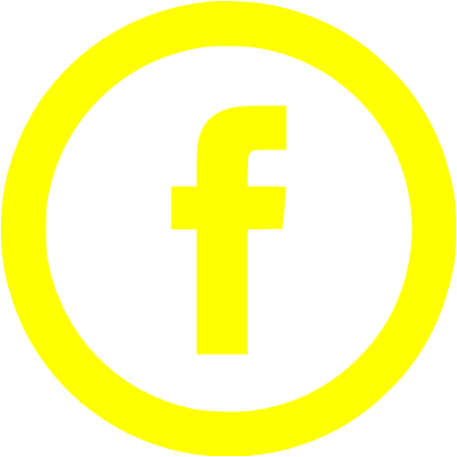 Yellow facebook 5 icon - Free yellow social icons