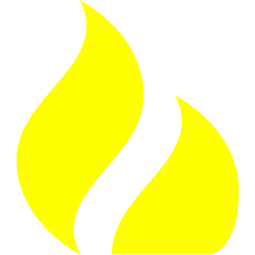 Yellow fire icon - Free yellow fire icons
