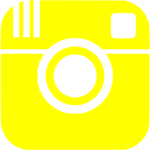 Yellow Instagram Icon Free Yellow Social Icons