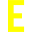 Yellow letter e icon - Free yellow letter icons