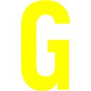 yellow letter g