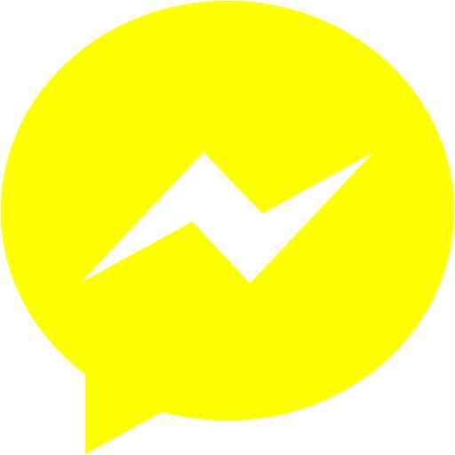 Yellow Messenger Icon Free Yellow Social Icons