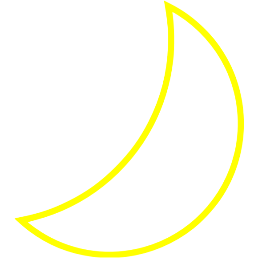 Yellow moon 3 icon - Free yellow moon icons