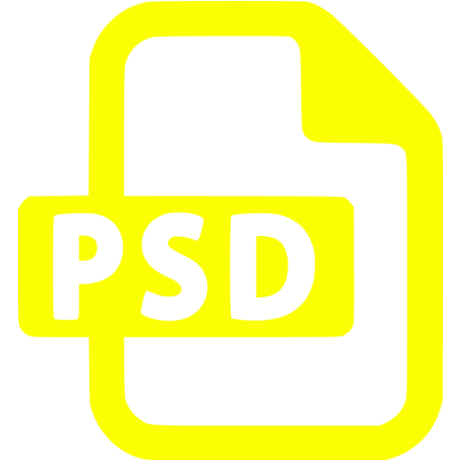 Download Yellow psd icon - Free yellow file icons