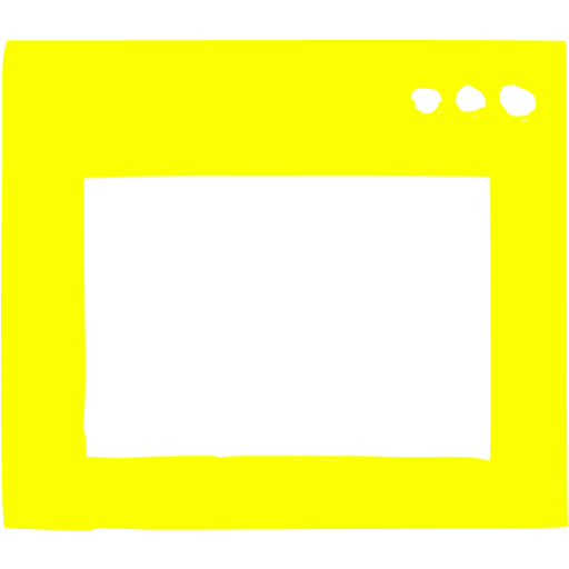 Yellow window 2 icon - Free yellow window icons