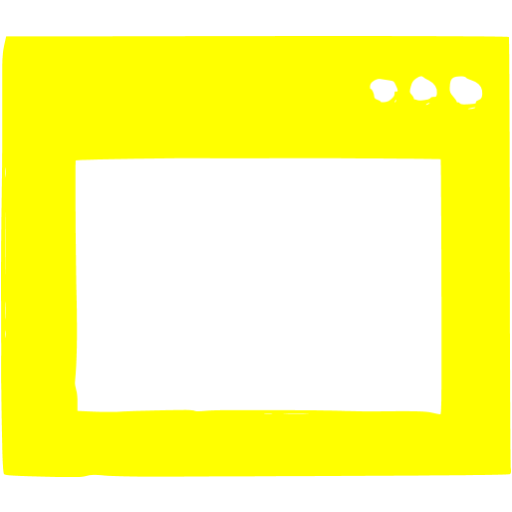 Yellow window 2 icon - Free yellow window icons