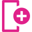 barbie pink add column icon