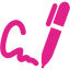 barbie pink autograf icon