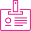 barbie pink badge icon