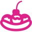 barbie pink banana split icon