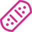 barbie pink bandage icon