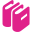 barbie pink books icon