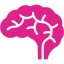 barbie pink brain icon