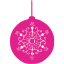 barbie pink christmas 45 icon