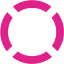 barbie pink circle dashed 4 icon