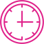 barbie pink clock 6 icon