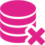 barbie pink delete database icon