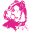 barbie pink dog 24 icon