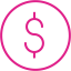 barbie pink dollar 2 icon