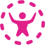 barbie pink drop zone icon