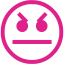 barbie pink emoticon 45 icon