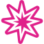 barbie pink flash bang icon