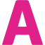 barbie pink generic text icon