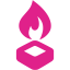 barbie pink hex burner icon