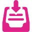 barbie pink inbox icon