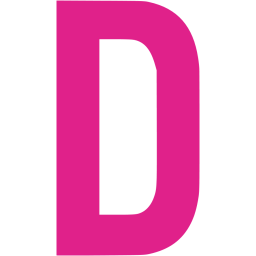 Barbie pink letter d icon - Free barbie pink letter icons