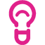 barbie pink light bulb 7 icon