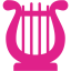 barbie pink lyre icon