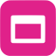 barbie pink maximize window icon