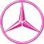 barbie pink mercedes benz icon