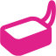 barbie pink mess tin icon