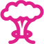 barbie pink mushroom cloud icon