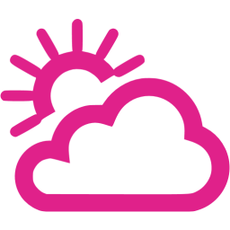 partly cloudy day icon