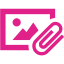 barbie pink picture attachment icon