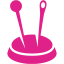 barbie pink pin cushion icon