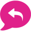 barbie pink response icon