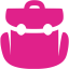 barbie pink rucksach icon