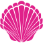 barbie pink seashell 2 icon