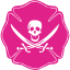 barbie pink skull 23 icon