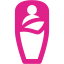 barbie pink sleeping bag icon