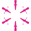 barbie pink snowflake 43 icon