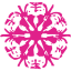 barbie pink snowflake 7 icon