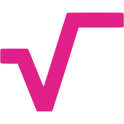 square root 2 icon